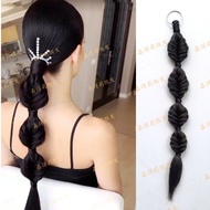 Iron Ring Hand-woven Twist Braids Boxing Braids Twist Braids Ponytail Braids Wig Fishbone Braids Wig