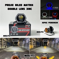 CR7 C683 - Projector Biled Matrix Double Lens 3inc