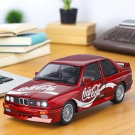 Ready Stock 1: 24 BMW M3 Cola Version Car Model x7 Alloy BMW Model A7 Pull Back M8 Simulation Car xm
