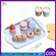 Play Food Sets For Kids Kitchen Wooden Breakfast Playset Pretend Food Play Kitchen Accessories Set G
