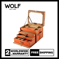 WOLF1834 รุ่น Ida Trunk Jewellery Box (Orange)