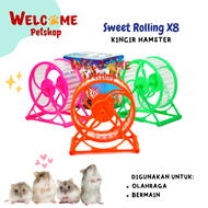 Rolling X8 Kincir Hamster / Mainan Hamster