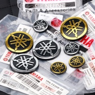 4pcs Motorcycle Yamaha LOGO Emblem -1set Gold & Silver Sticket