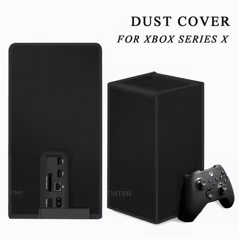 Dust Cover Vertical Case for Xbox Series X Console Anti-Scratch Horizontal Dustproof Sleeve for Xbox