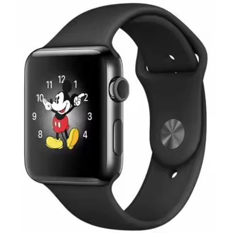 Apple Watch Series 2 Stainless Steel 42mm A1758 (GPS Only, No Cellular) Space Black - Refurbished Go