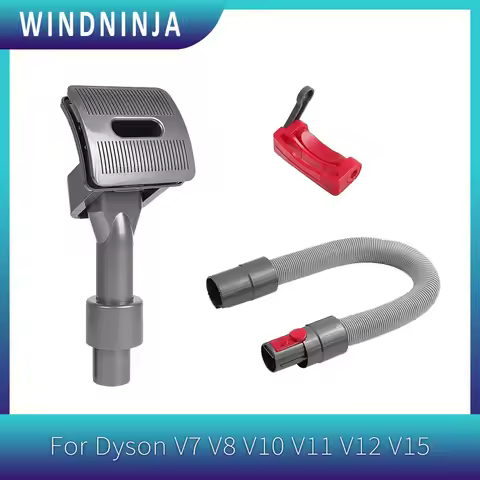 For Dyson V7 V8 V10 V11 V12 V15 Vacuum Cleaner with Flexible Hose Replacement Pet Dog Groom Brush Pe