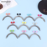 tinchighid Candy Color Metal Purse Frame Kiss Clasp Purse Clasp Frame Bag Kiss Clasp Lock Purse Fram