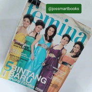 Majalah Wanita FEMINA 5 Wajah Bintang Baru Tahun 2008 Cover Mingguan