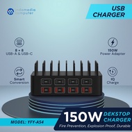 USB CHARGER STATION 150W 8 PORT USB-A + 8 PORT USB-C USB CHARGER STATION 150W 8 PORT USB-A + 8 PORT 