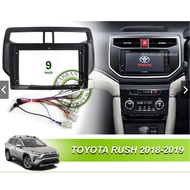 Android Player Casing 9" Toyota Rush 2018-2019