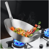 Stainless steel Wok with handle