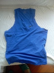 Nike  blue aeroswift 落場版 貴版 elite 背心 tank top singlet 運動衫 球衣 running marathon 跑步三項鐵人 馬拉松