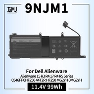 99Wh 9NJM1 Laptop Battery for Dell Alienware 15 R3 R4 17 R4 R5 Series Notebook 0546FF 0HF250 44T2R H