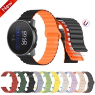 Silicone Magnetic Strap For Suunto 9 Peak 43mm 5 Peak 3 Fitness Loop Buckle Wristband