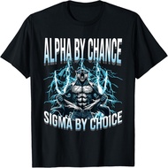 Alpha Si Funny Cringe Werewolf Wolf Meme T-Shirt