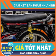 Tem Rời Dán Xe Dream Mẫu Ex5 Đỏ Xanh