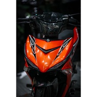 Tem rời Exciter 150 lửa cam đen in sắc nét 3 lớp không phai màu CM00137