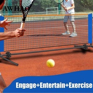 [AWHAO] 9.84ft Portable Pickleball Net Pickle Ball Net Rack for Park Lawn Sports