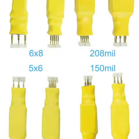 Programmer Adapter Test Probe, DFN8, QFN8, WSON8 to Dp8, Chip Probe, Line Burning Needle 1.27, 6x8, 