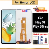 Honor X7c Play 60 Plus Play 9T LCD Original Screen + Kit Alat Percuma Paparan Skrin Sentuh