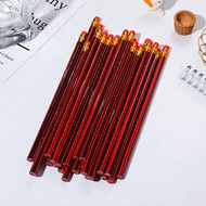 Set of 10 Handheld Triangular Design HB Pencils with Eraser for Students - SU888