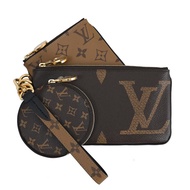 Louis Vuitton LV M68756 TRIO 經典Monogram三件組手拿包