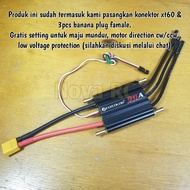 FLYCOLOR ESC 90A WITH 5V/5A BEC 2-6S TERMASUK PLUG / TANPA PLUG-Energy Blast