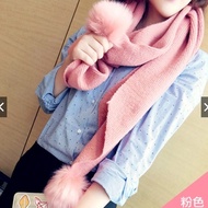 Christmas Gift Scarf Exchange Cloak Cute Small Ball Scarf-7 Colors [Q083262】