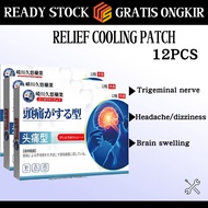 [SG] 🔥 Japan Migraine  Relief Cooling Patch  - Fast Acting & Long Lasting Migraine Headache Relief 1