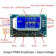 1Hz-150Khz Signal Generator PWM Board Module Pulse Frequency Duty Cycle Adjustable Module LCD Displa