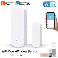 Smart Tuya Zigbee/WiFi MCB Switch with Door Magnetic Sensor for Home Alarm