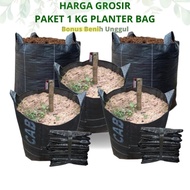 Terlaris Paket 1 Kg Planter Bag Ukuran 15 Liter Tanpa Cantelan 15 Liter 25 Liter 35 Liter 50 Liter 7