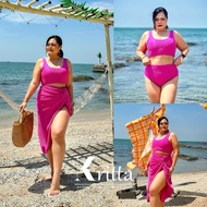 3-Piece Swimsuit For Chubby Women Beachwear 3-Piece Set Super Value Plus Size