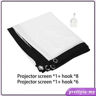 [PrettyiaMY] 16:9 Projector Screen Movie Screen Foldable Portable Projector Screen for Travel