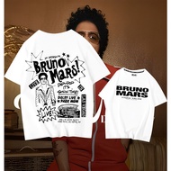 2024 hot new Fashion Pop American Singer (Bruno Mars) Surrounding Concert Cotton T-Shirt S-5XL