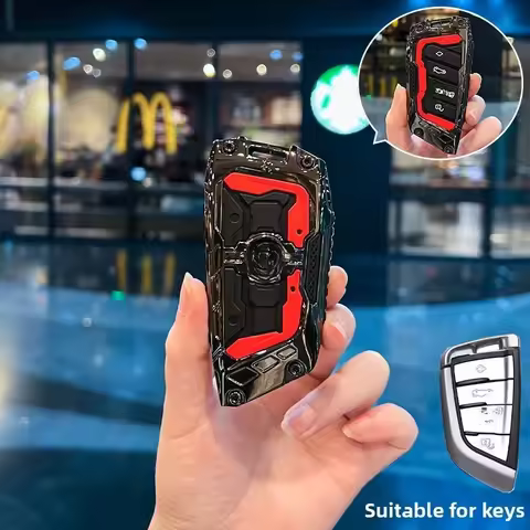 For Car Key Fob Cover Case Key Holder Glove Compatible with BMW 2024 X5 I5 2023 740 760 X7 X1 IX XM 