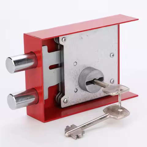 JMCKJ Safe Blade Lock Small Safe Lock Cabinet Lock Combination Box Mechanical Lock Vault 6 Blade Ant