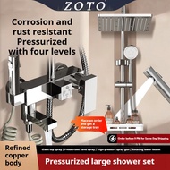 [Factory] 304 Stainless Steel Shower Full Set One Set Toilet Bathroom Bath Shower Shower Set Pressur