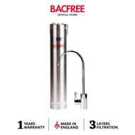 BACFREE Stainless Steel 304 Undersink Mounting Design Water Filter/ Purifiers + 8 Tall American Long
