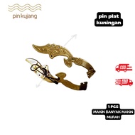 PIN Kujang kuningan bros kujang kuningan asli