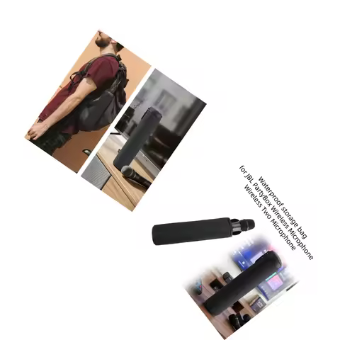 Universal Wireless Microphone Storage Bag Suitable for JBL PartyBox Wireless Microphone Waterproof S