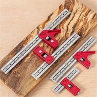 6/12inch Woodworkers Edge Rule movable angle ruler 90 degrees 45 degrees horizontal angle ruler wood
