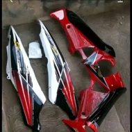 body motor supra 125.. Kaper bodi belakang ples sayap samping honda supra x 125 lama old putih merah
