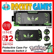 IINE Protective Case Nintendo Switch 2 Bundle Pokemon Legends ZA, Console Back Cover, Joycon Case, J