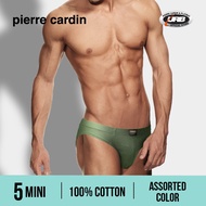 (5 Pieces) 100% Cotton Pierre Cardin Men's Mini Briefs Underwear - PC2133-5M