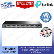 Tp-Link TL-SG3452 JetStream 48-Port Gigabit L2 Managed Switch with 4 SFP Slots