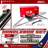 Handle Bar Set X1R RS150 RSX Y15 Y16 Y15ZR Y16ZR Besi Handlebar Bracket Crown Set CNC Alloy PNP X1R 