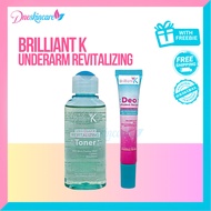 Brilliant K Underarm Revitalizing Toner Deo Protect Serum Tingi