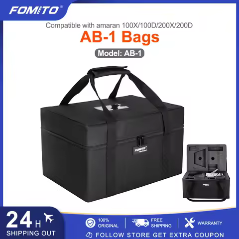 FOMITO DSLR Camera Hangbags Portable Carry Bag for Aputure Amaran 100D/S 100X/S 200D/S 200X/S LED CO