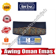 Songkok Kopiah Awing Embroidered Oman Emas / Songkok Awing Original Oman